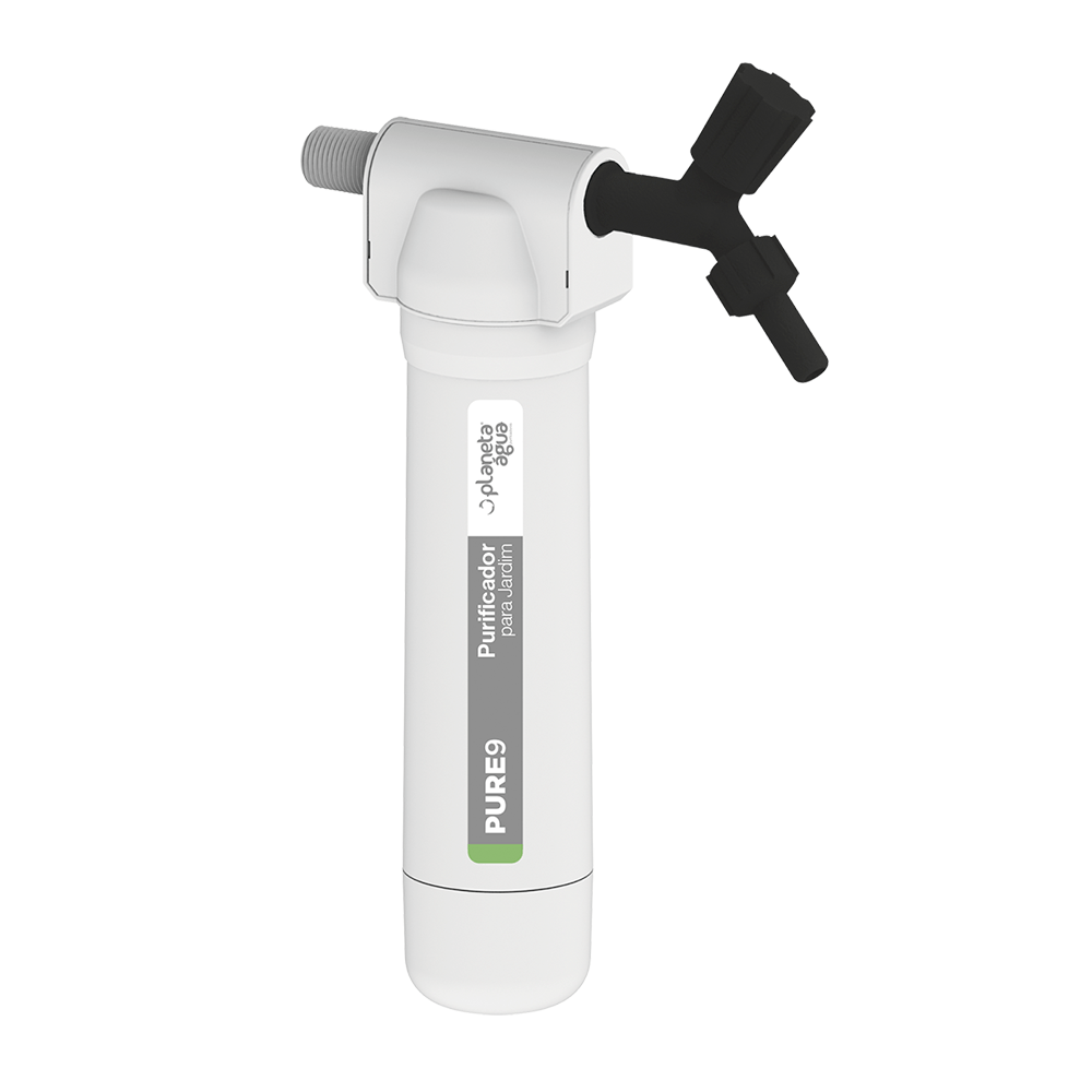 Filtro Purificador De Água Pure9 Para Jardim Planeta Água