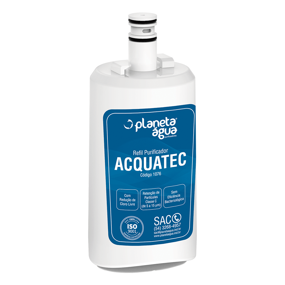 Refil Filtro Acquatec Para Purificador Esmaltec Planeta Água
