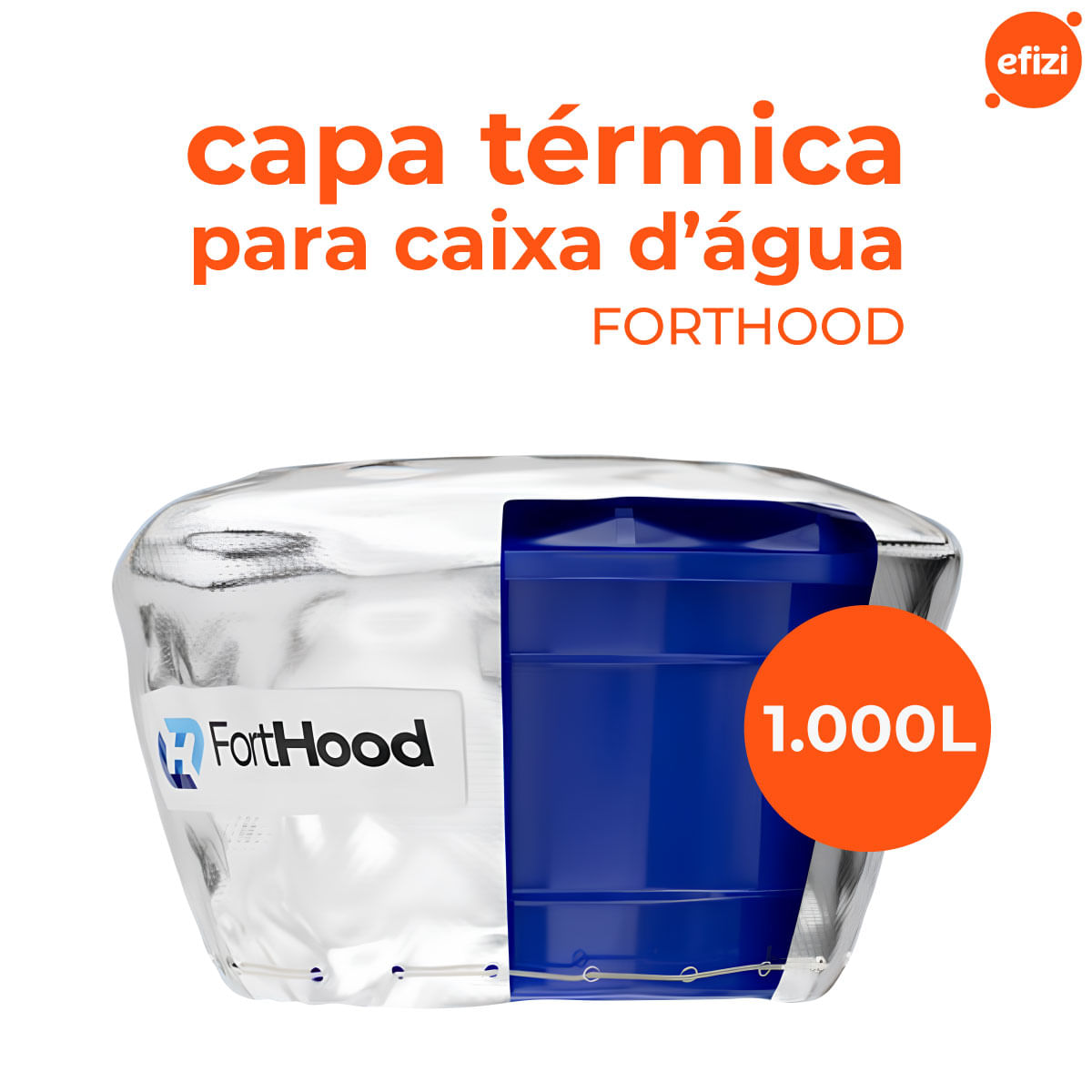 Capa Térmica Para Caixa d'Água 1000 Litros Forthood
