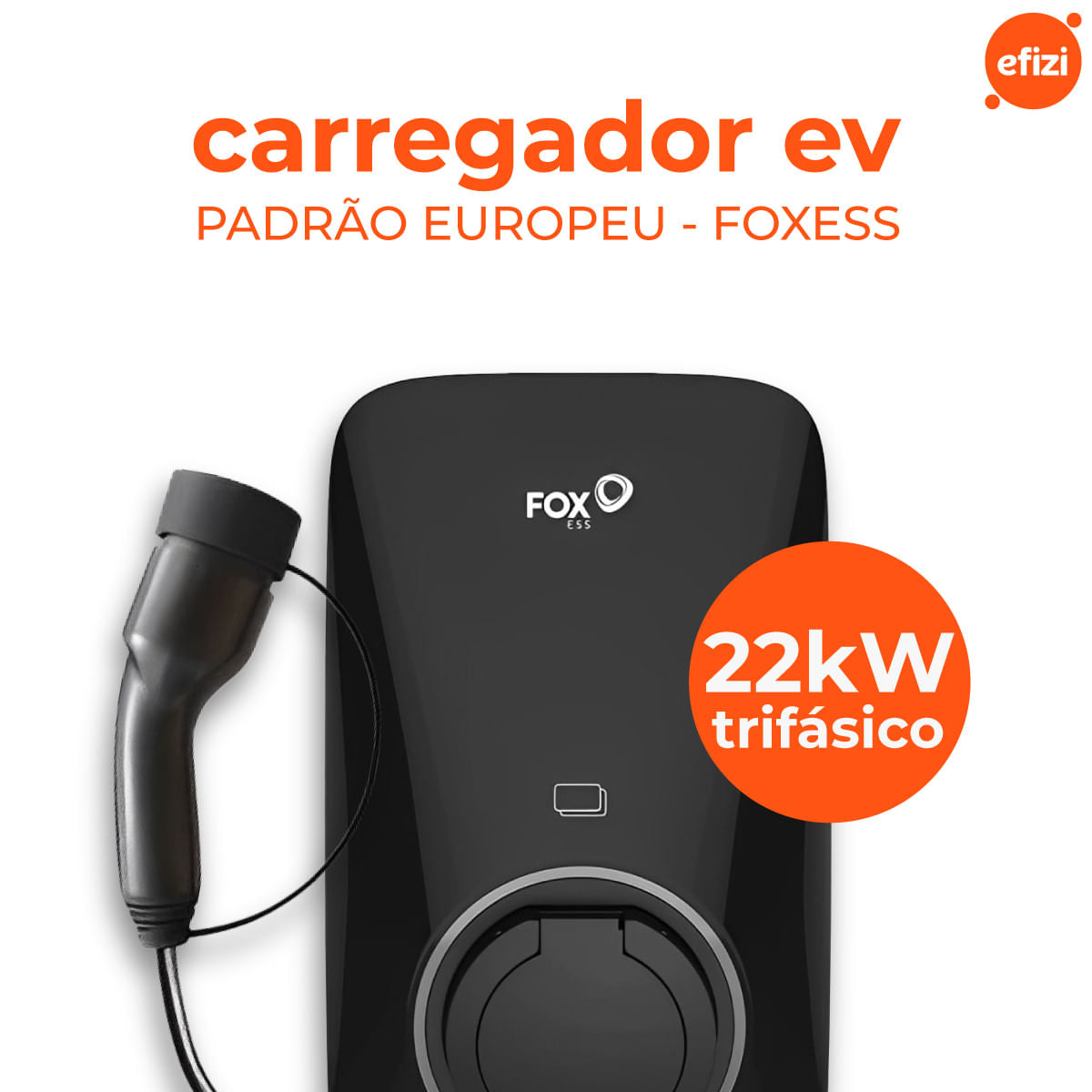 Carregador Para Carro Elétrico Trifásico Foxess