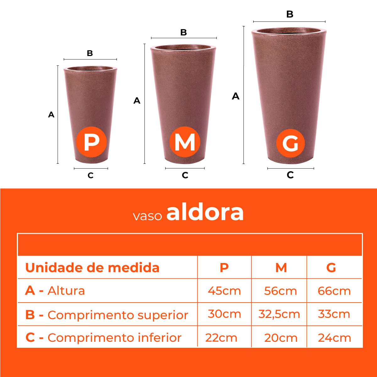 Jogo Vasos 3 Tamanhos Aldora Café Terrano