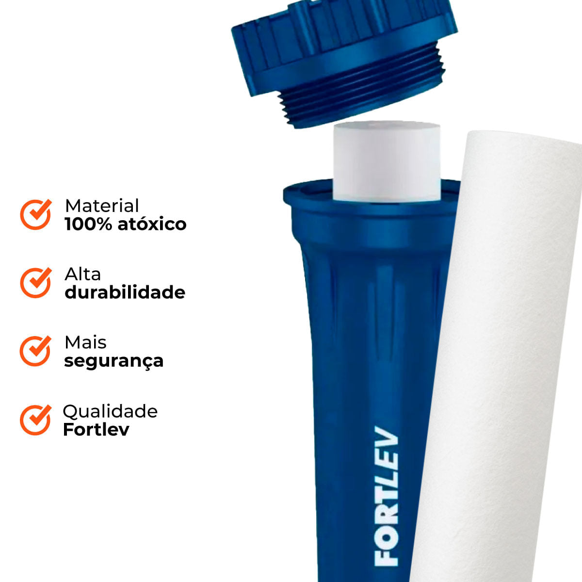 Kit 2 Refis P/ Caixa D'Água Fortlev