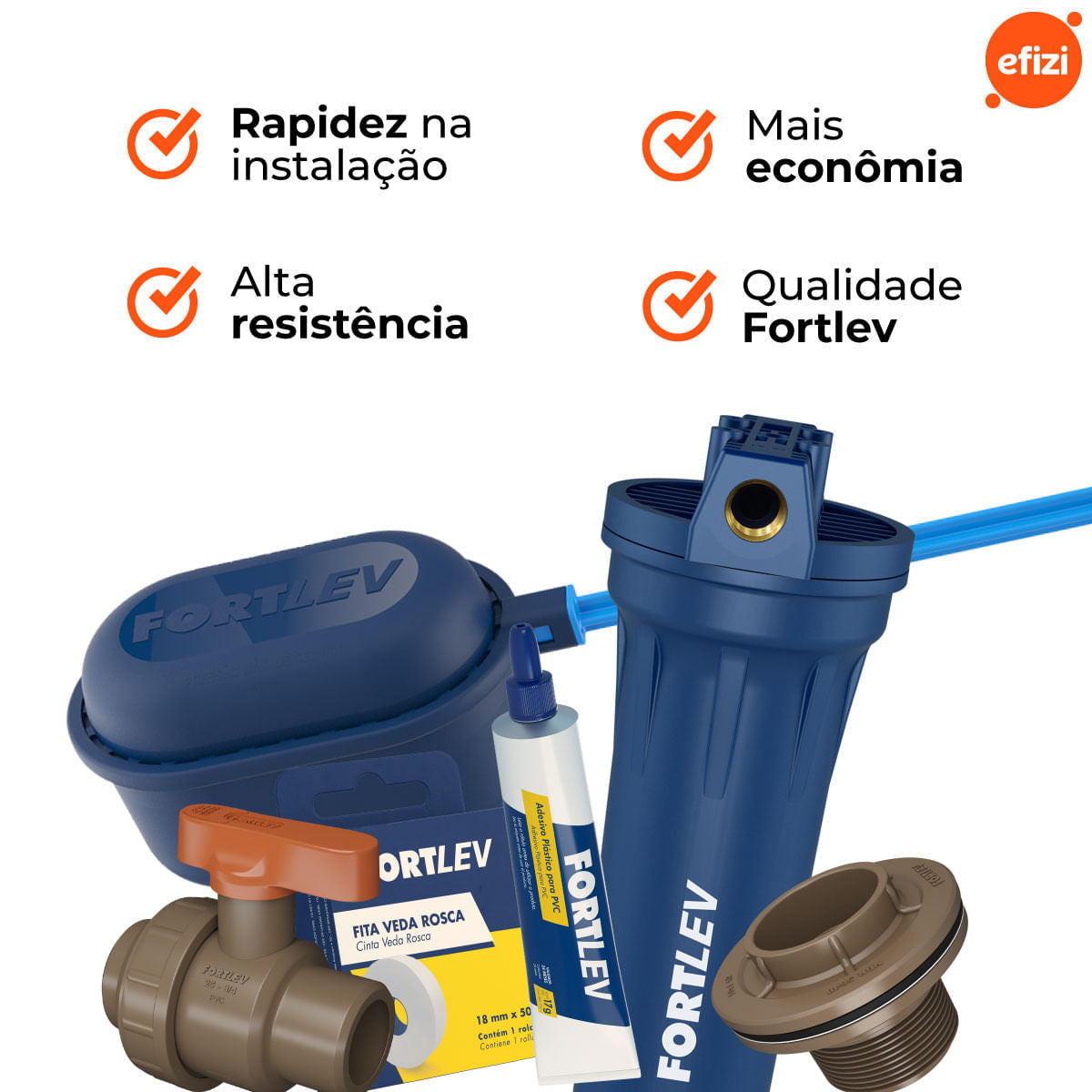 Kit Conexão Instalação Caixa d Água Completo