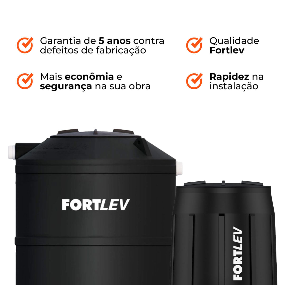 Kit Fossa Séptica 700L/dia e Leito de Secagem Fortlev