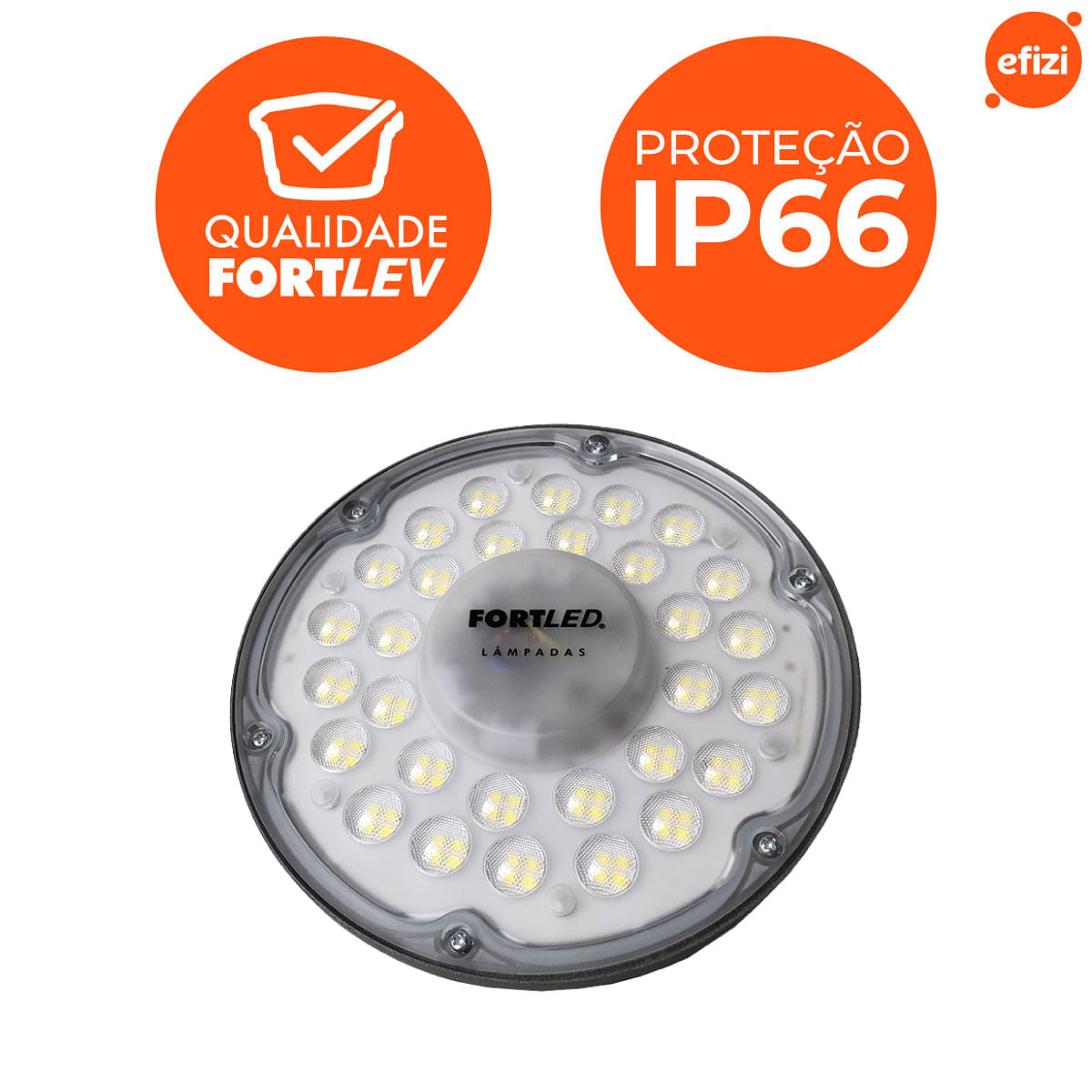 Luminaria Led Industrial High Bay Fortled