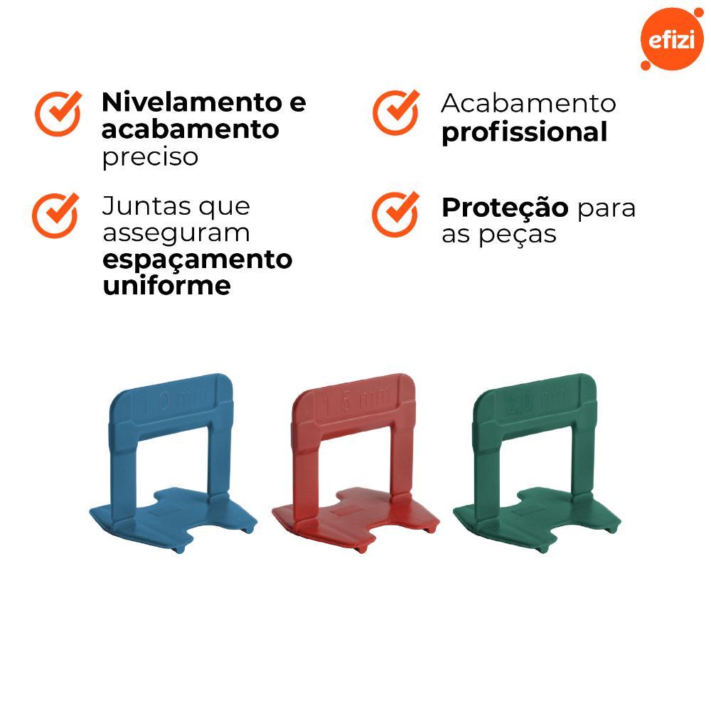 Espaçador Nivelador 1,0 mm (AZUL) C/500 PÇS