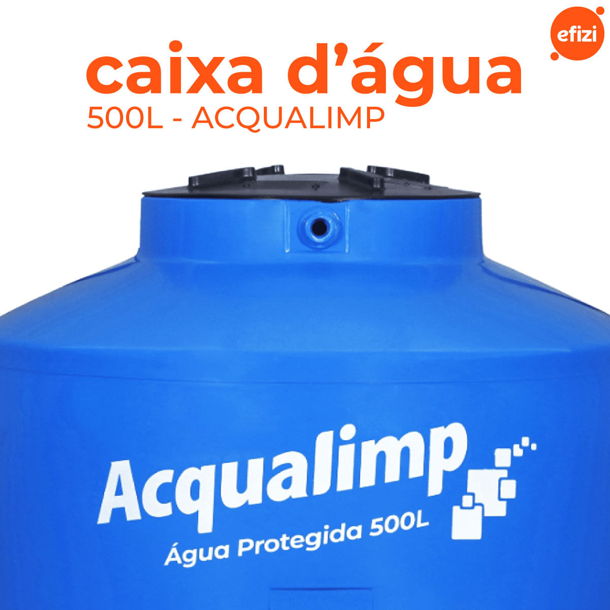 Caixa D'Água Água Protegida 500L Acqualimp