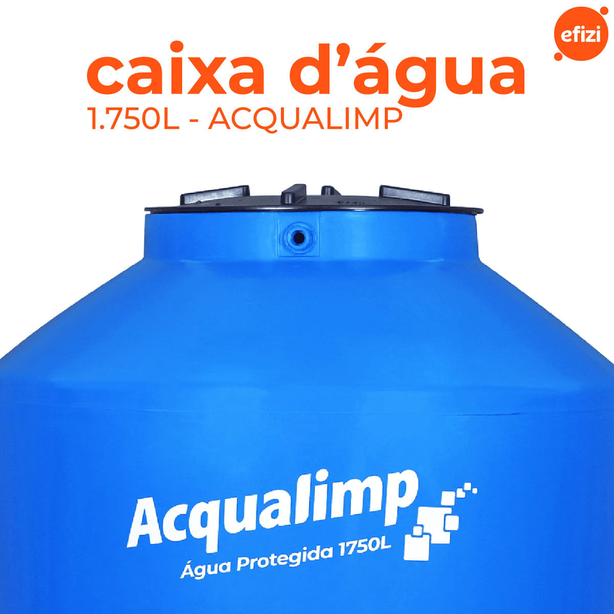 Caixa D'Água Água Protegida 1.750L Acqualimp