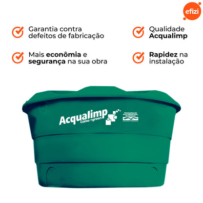 Caixa D´Água Green+ 2.000L Acqualimp