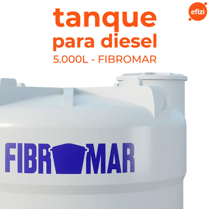 Tanque Para Armazenar Diesel 5.000L Fibromar