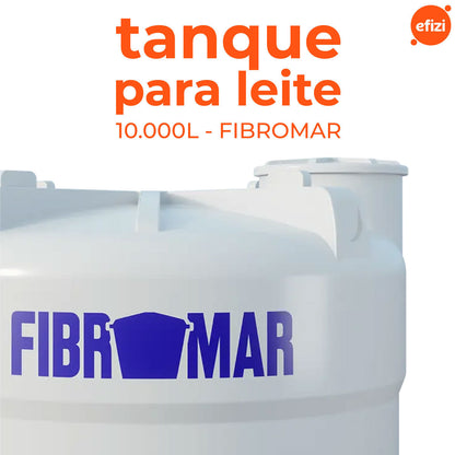 Tanque Para Armazenar Leite 10.000L Fibromar