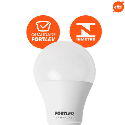 Kit C/ 30 Lampadas Led Bulbo 12W Fortled