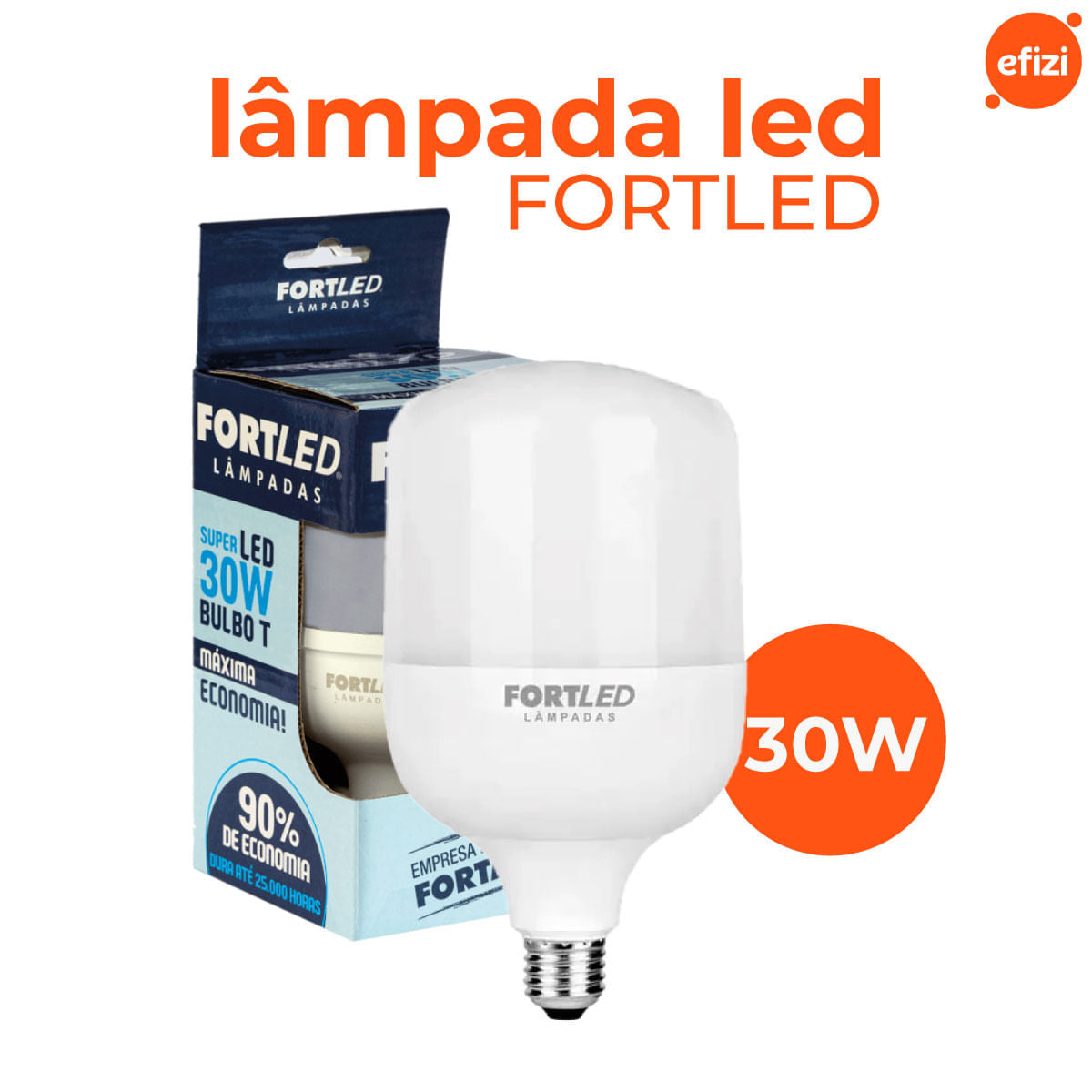 Lampada Led Bulbo 30W Fortled