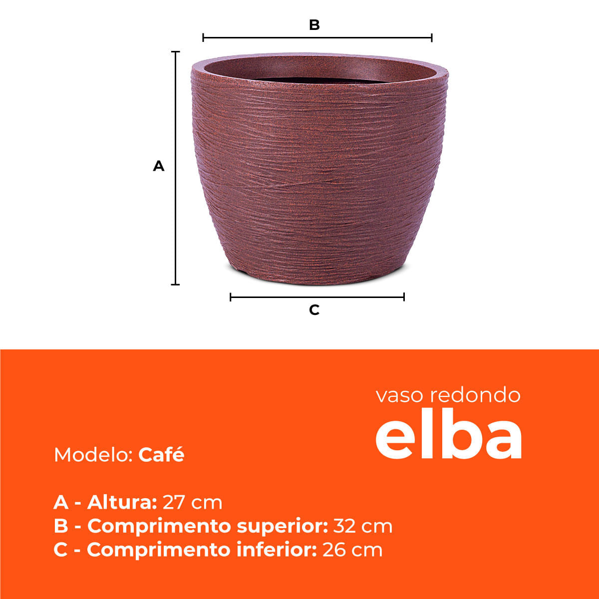 Kit 3 Vasos Elba Café 27 Terrano