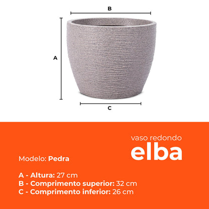 Kit 3 Vasos Elba Pedra 27 Terrano