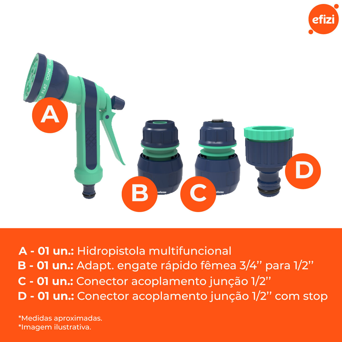 Kit Hidropistola Multifuncional Novaforma