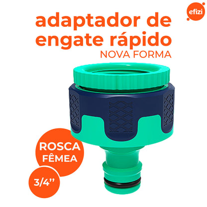 Adaptador De Engate Rapido Rosca Femea 3/4" Novaforma