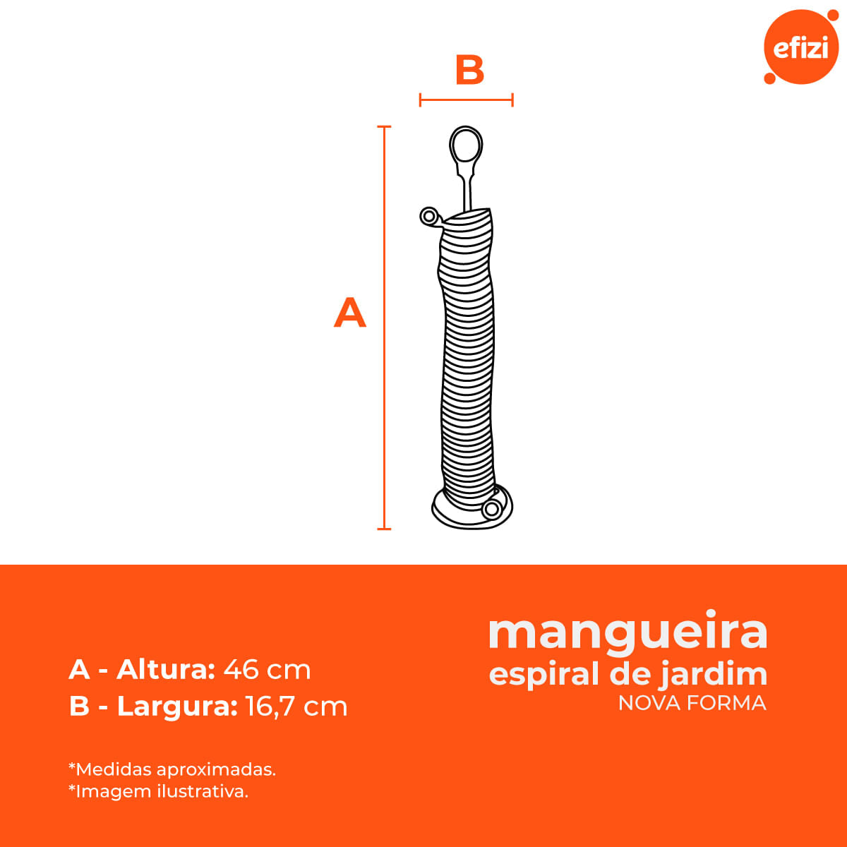 Mangueira Espiral 7,5M Novaforma