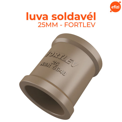 Luva Soldável 25 mm Fortlev