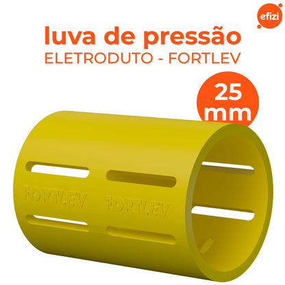 Kit Luva Pressão Eletroduto 25mm Fortlev 50 Unidades