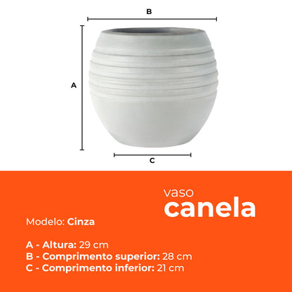 Vaso Canela Cinza 29 Terrano