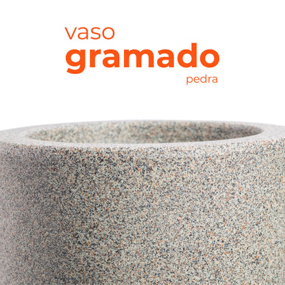 Vaso Gramado Pedra Terrano