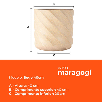 Vaso Maragogi Bege 40 Terrano