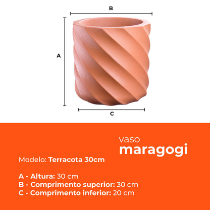 Vaso Maragogi Terracota 30 Terrano