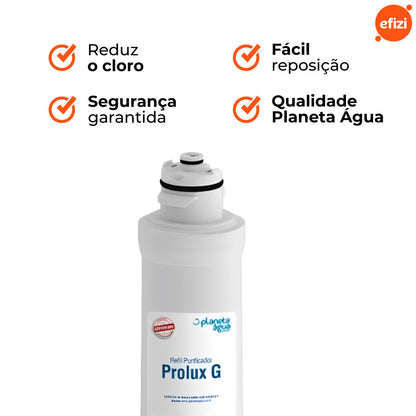 Refil Filtro Prolux G Carvão Ativado Planeta Água