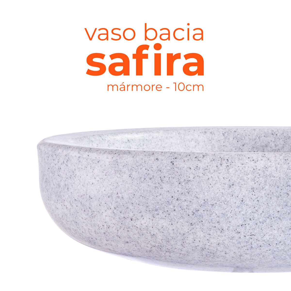 Vaso Bacia Safira Marmore 10 Terrano