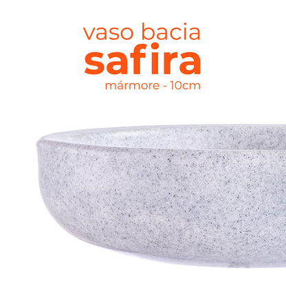 Vaso Bacia Safira Marmore 10 Terrano