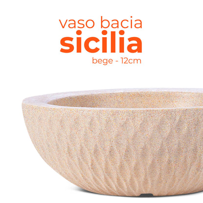 Vaso Bacia Sicilia Bege 12 Terrano