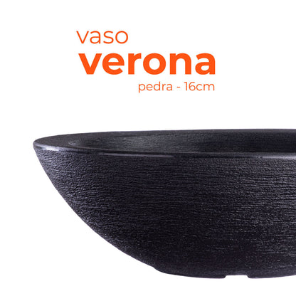 Vaso Bacia Verona Preto 16 Terrano