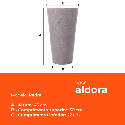 Vaso Aldora Pedra 45 Terrano