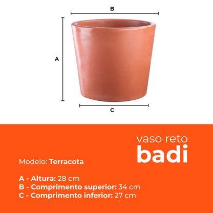 Vaso Badi Terracota 28 Terrano