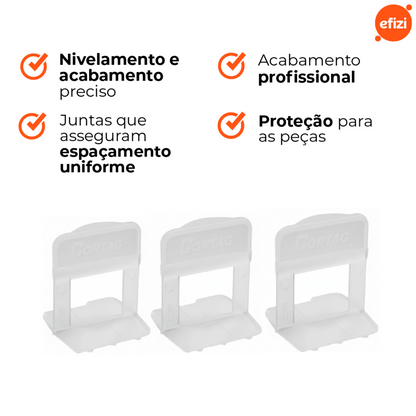 Espaçador Nivelador  1,5 mm SMART  C/ 500 PÇS