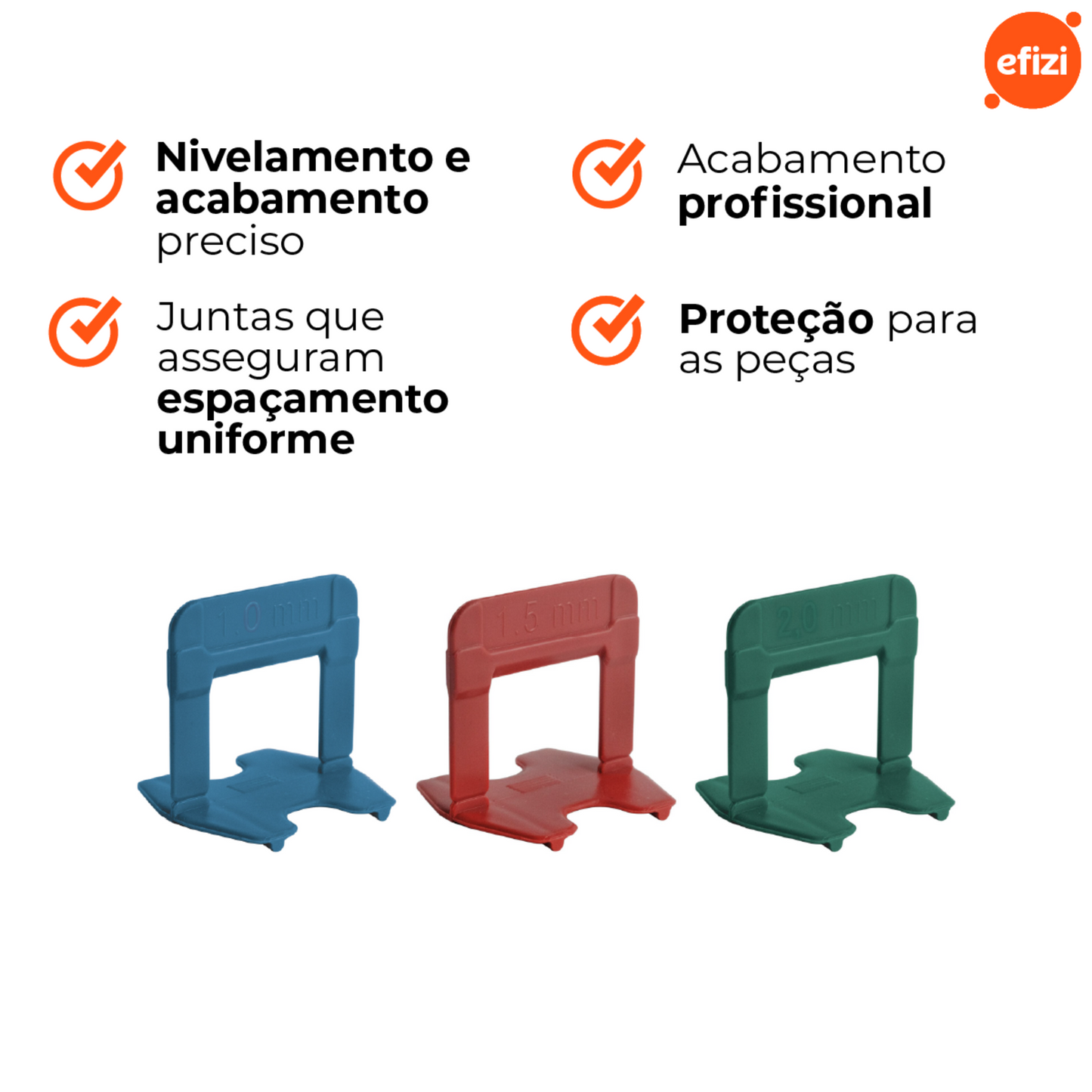 Espaçador Nivelador  2,0 mm  (VERDE) C/500 PÇS