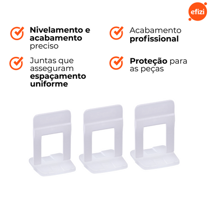Espaçador Nivelador SLIM 2,0 mm  (TRANSPARENTE) C/1000 PÇS
