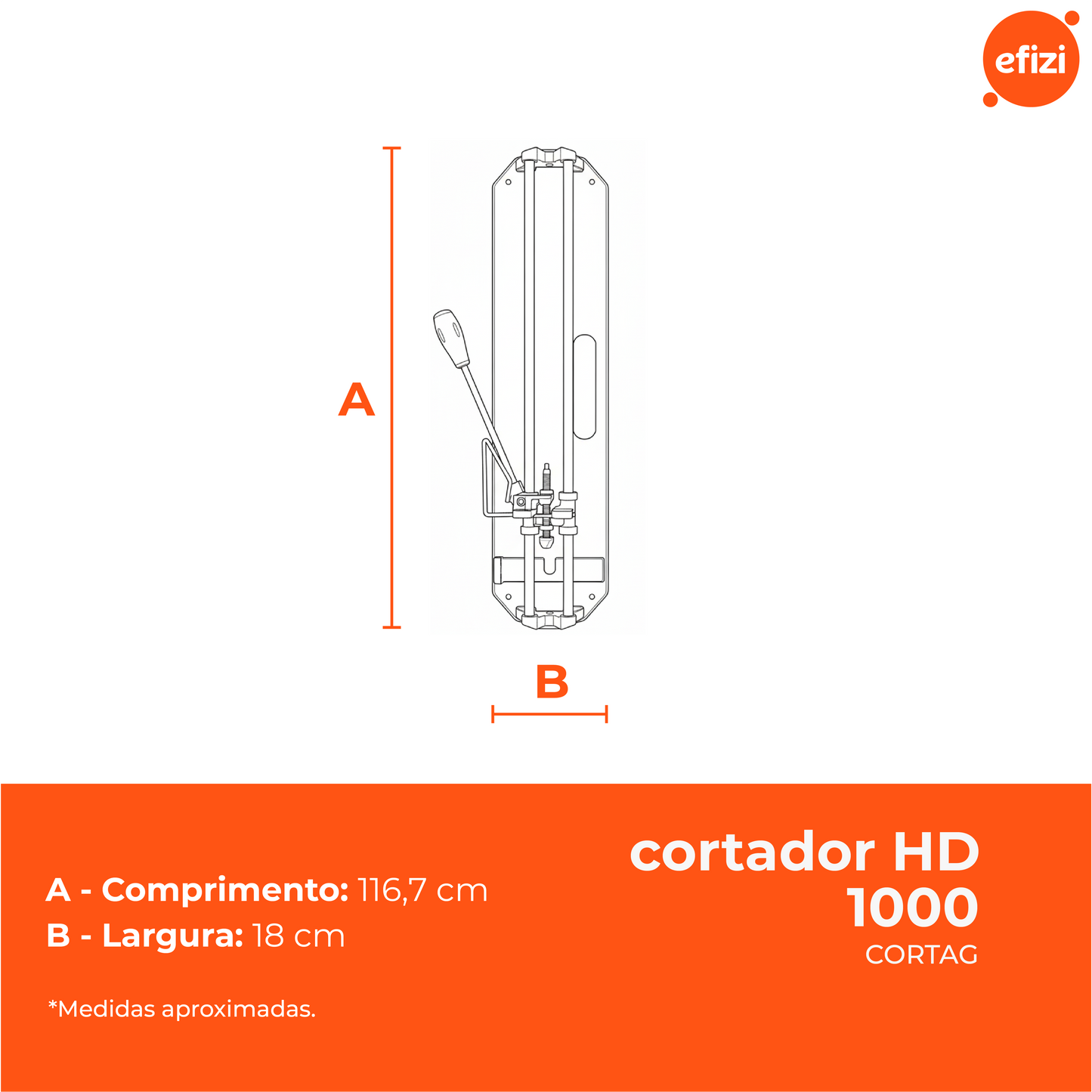 Cortador Riscador de Piso HD-1000 - Cortag