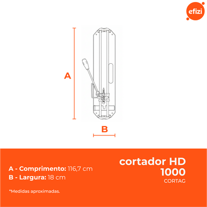 Cortador Riscador de Piso HD-1000 - Cortag