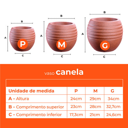 Jogo Vasos 3 Tamanhos Canela Café Terrano