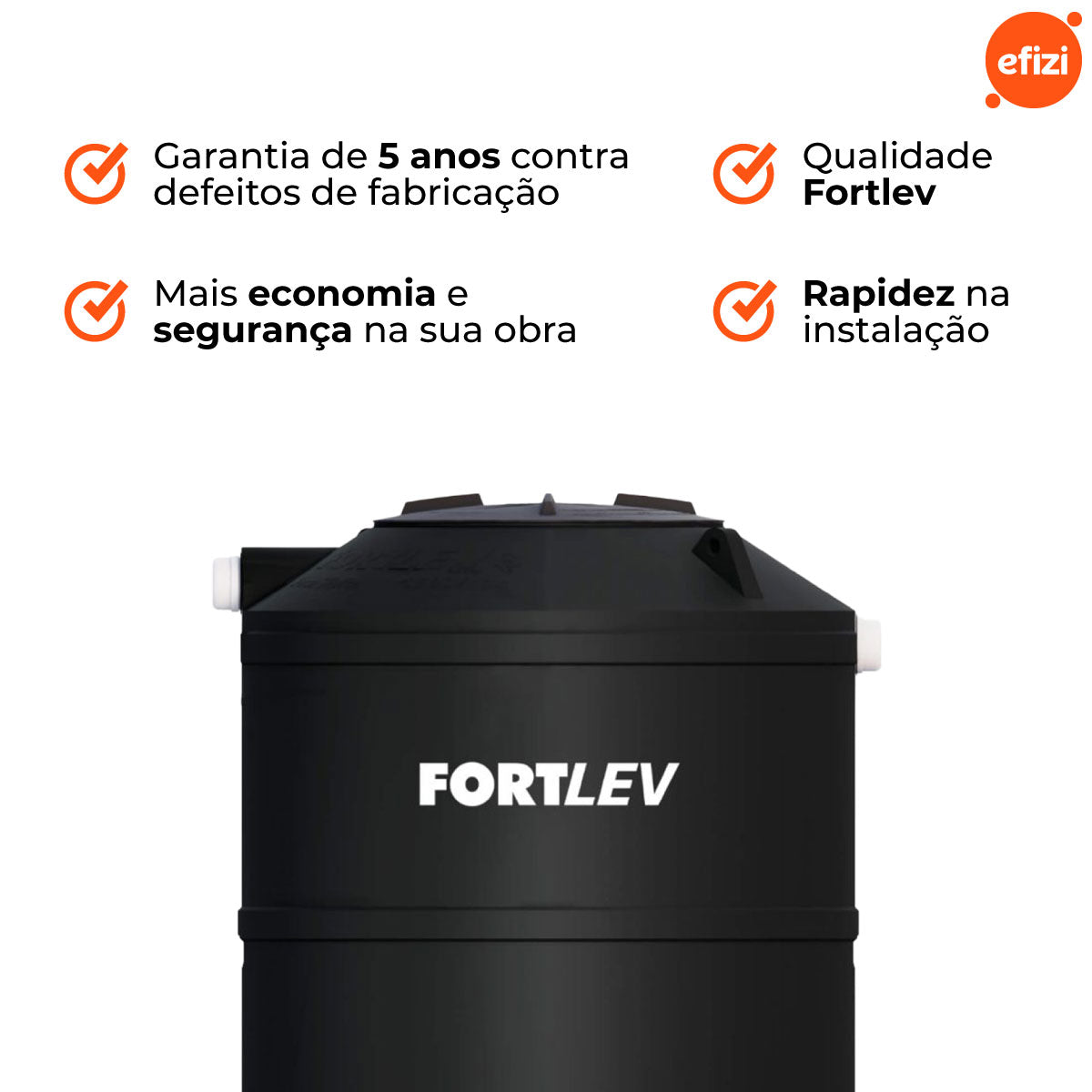 Fossa Séptica Biodigestor 700L/Dia Fortlev