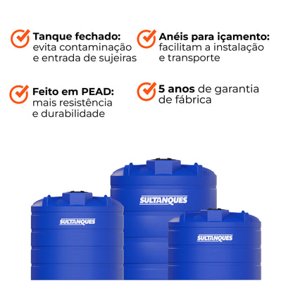 Tanque 16.000L Polietileno Sultanques