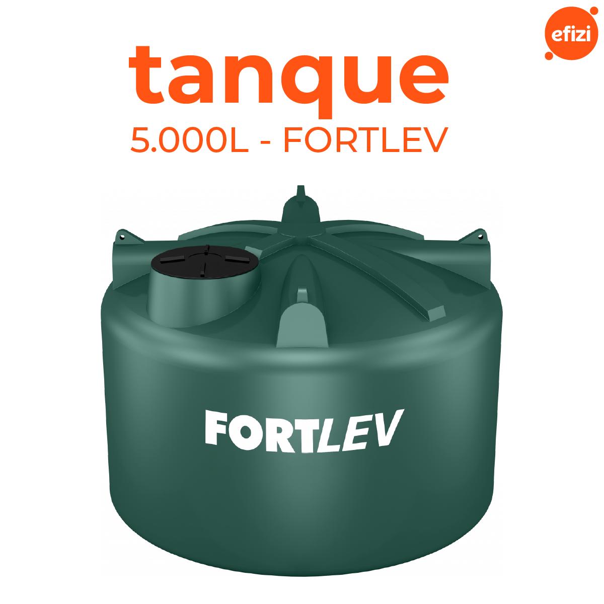 Tanque Polietileno 5.000L Verde Fortlev