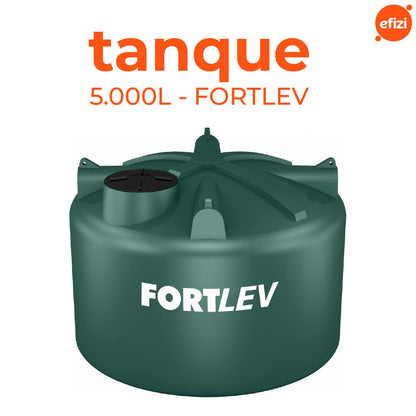 Tanque Polietileno 5.000L Verde Fortlev