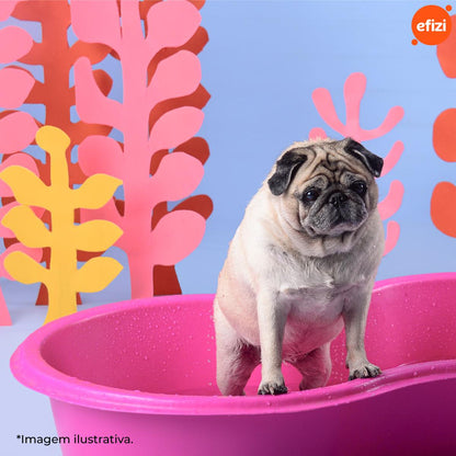 Caixa Piscina Feijão 100 Litros Rosa Afort