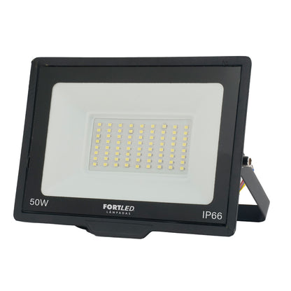 Refletor Led 50W Luz Amarela 3000K Fortled