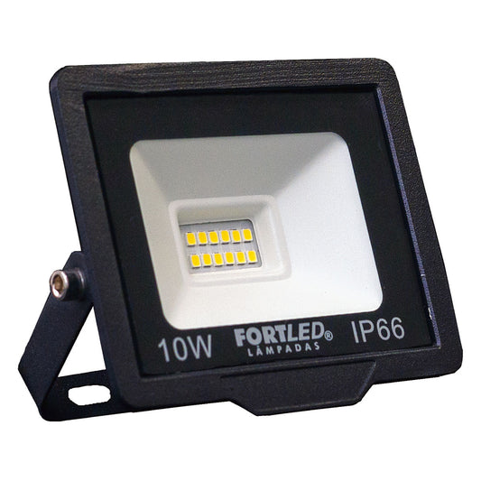 Refletor Slim 10W Luz Branca 6500k Fortled