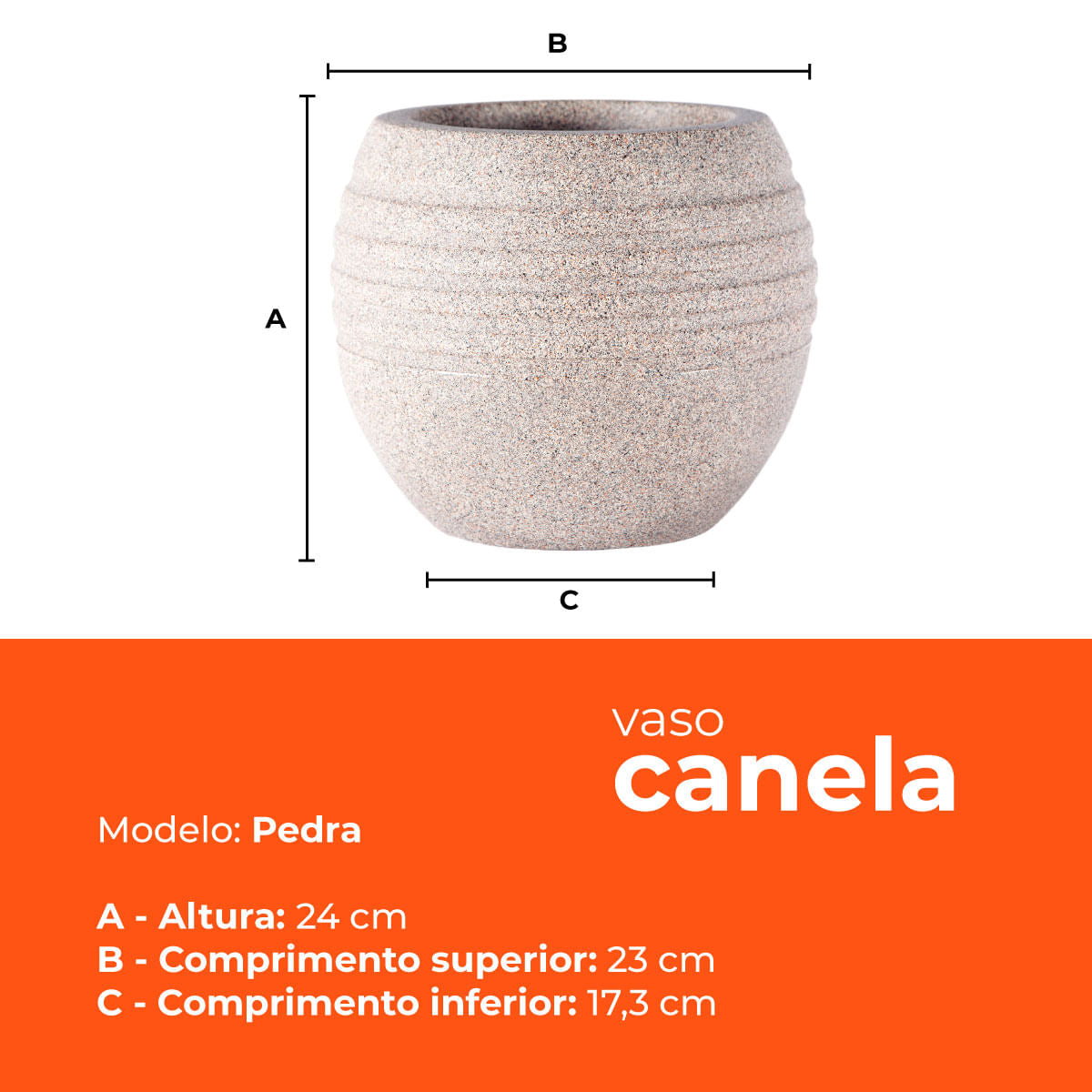 Vaso Canela Pedra 24 Terrano