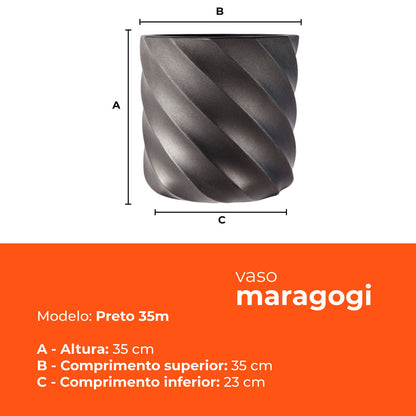 Vaso Maragogi Preto 35 Terrano